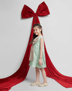 TAFFETA BOW FROCK