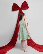 TAFFETA BOW FROCK